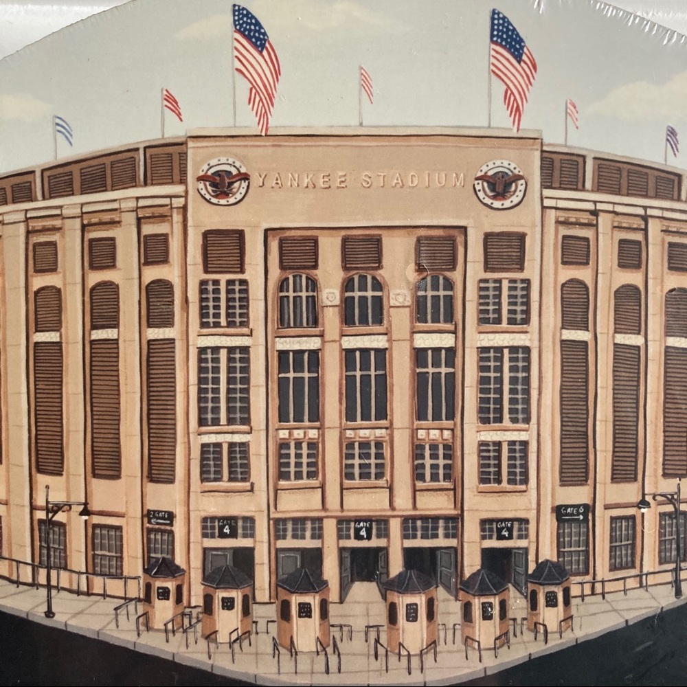 Collectable Yankee Stadium Hand Painted Plaque - Christmas gift idea